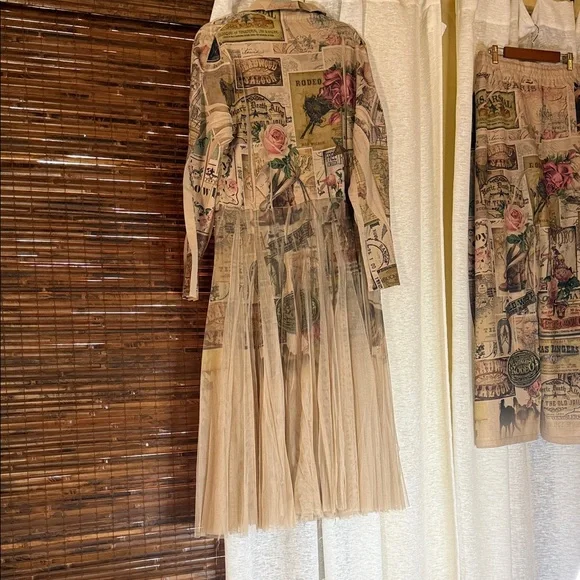 Origami Owl Artistic Beige Jacket and Pants - Picture 6 of 8